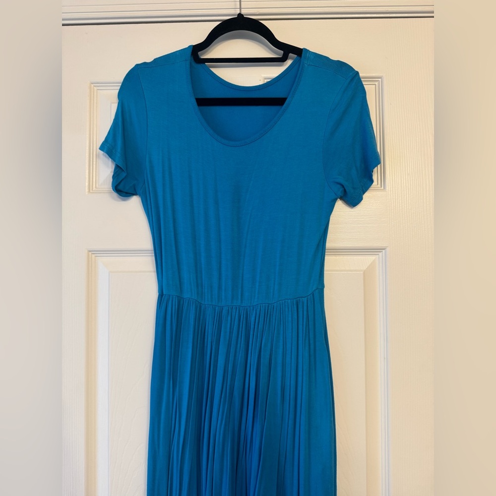 Electric blue maxi dress